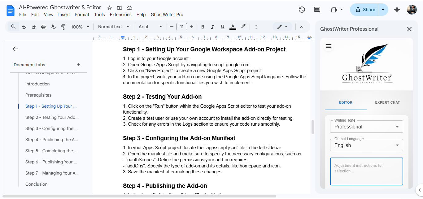 Ghost Writer screenshot 2