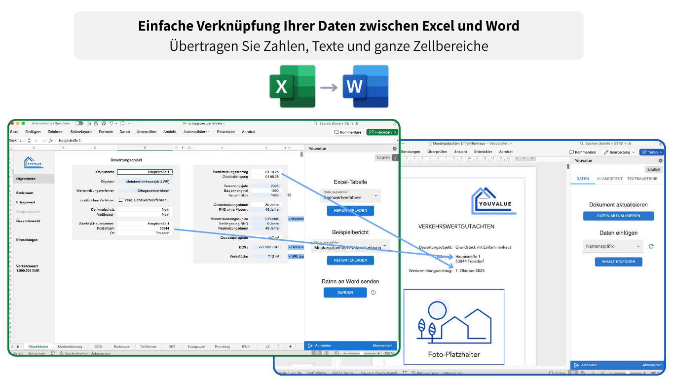Word Add-in and Excel Add-in