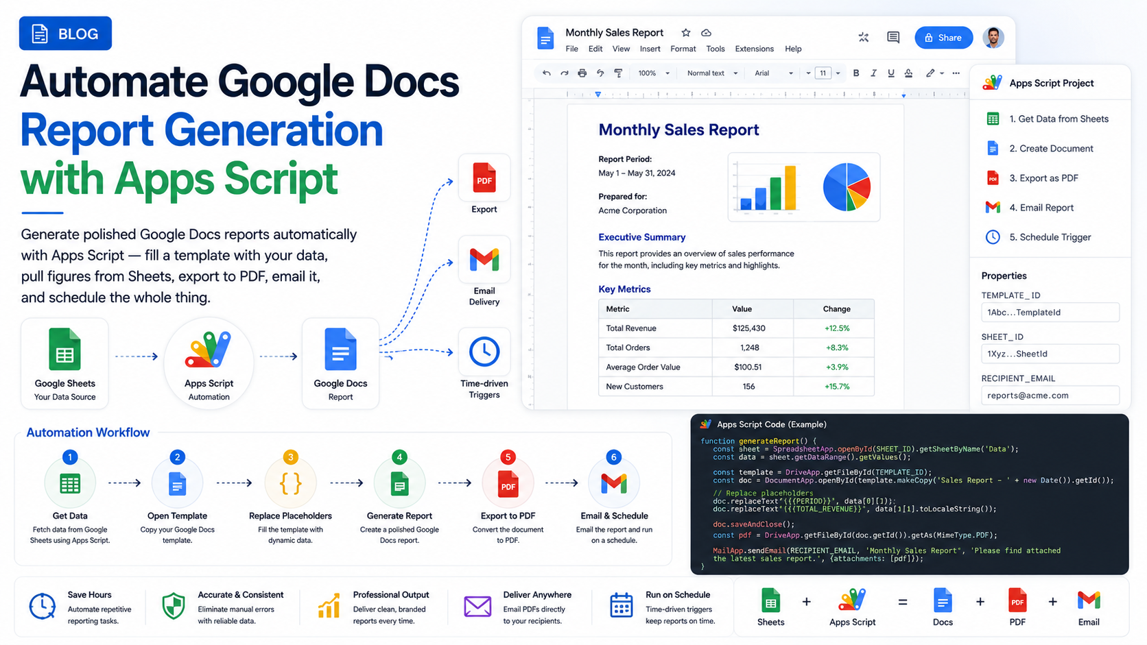 Automate Google Docs Report Generation with Apps Script