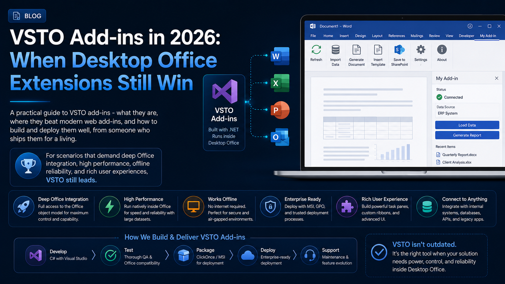 VSTO Add-ins in 2026: When Desktop Office Extensions Still Win