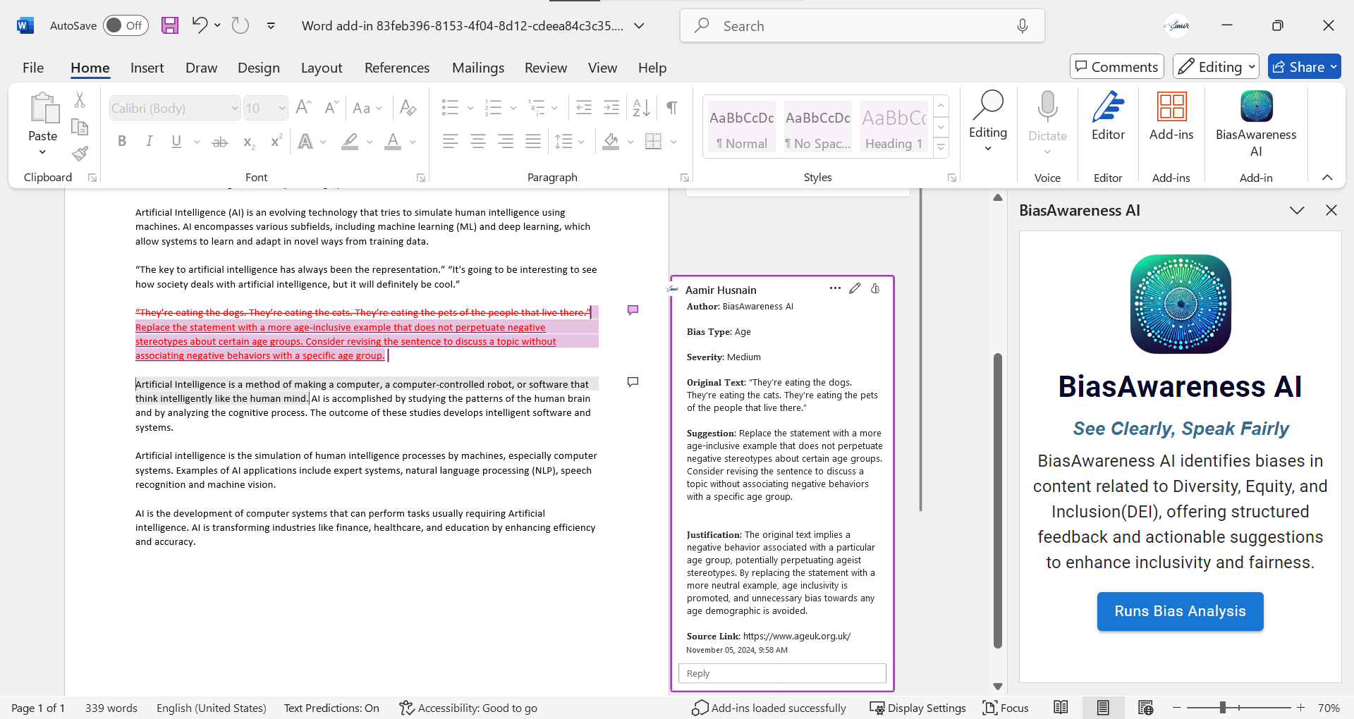 BiasAwareness AI screenshot 6