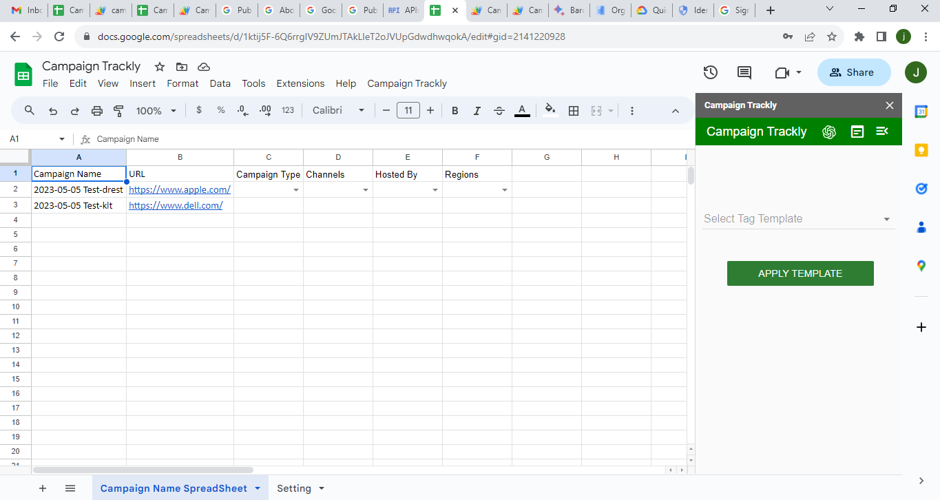 Campaign Trackly screenshot 3