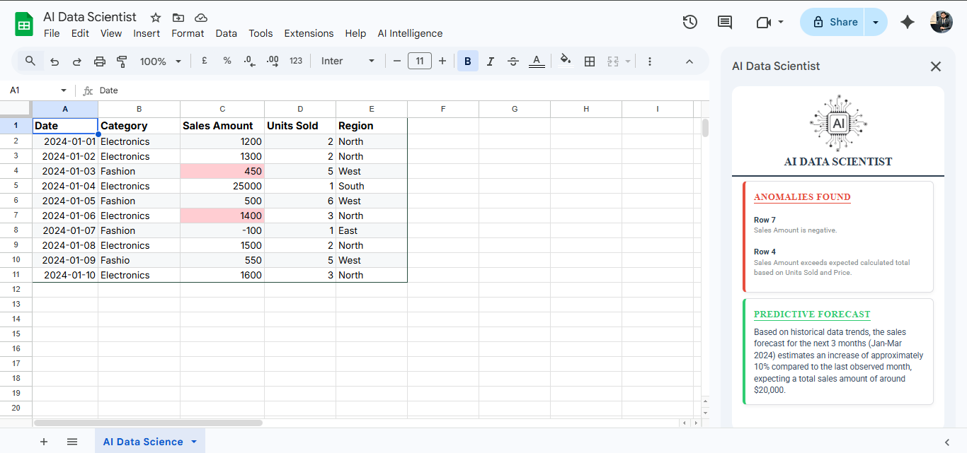 AI Data Analytics screenshot 2