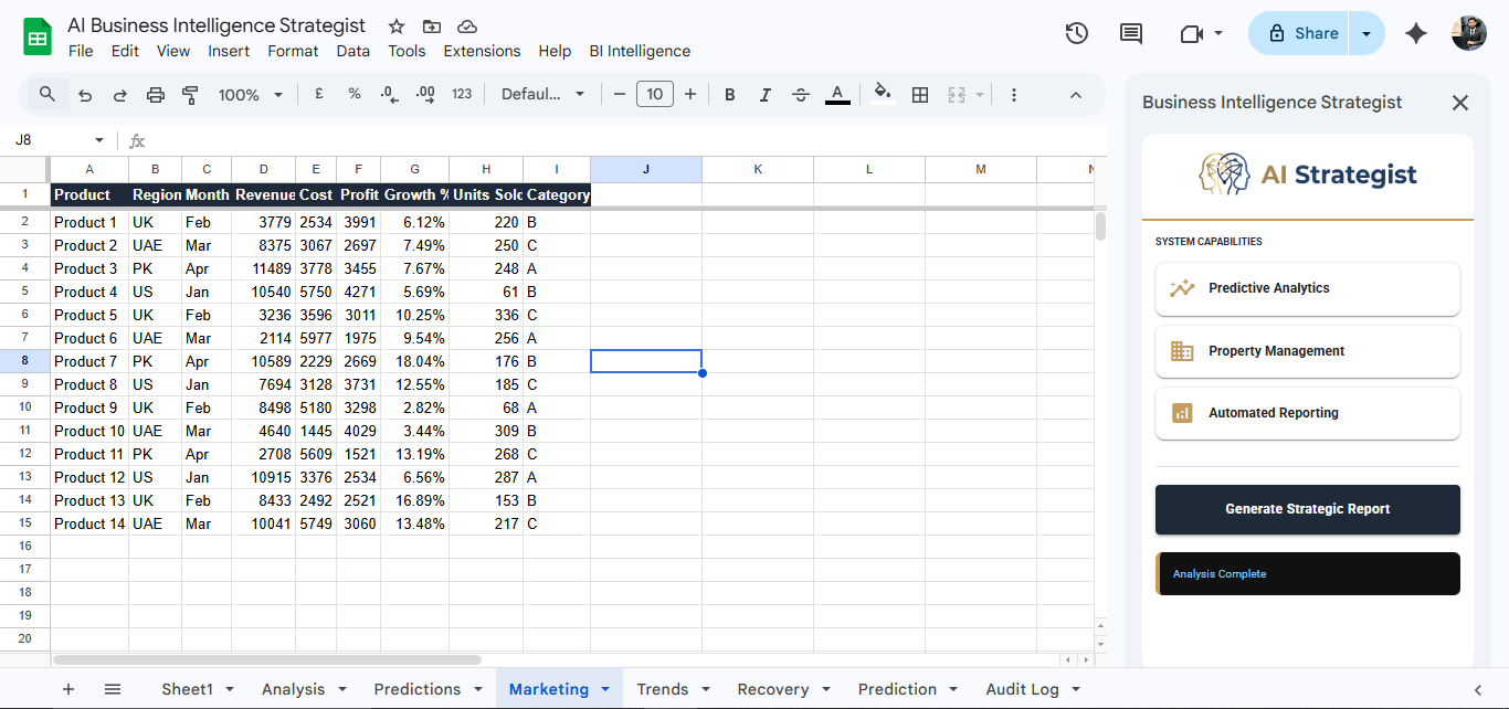 BI Intelligence screenshot 4