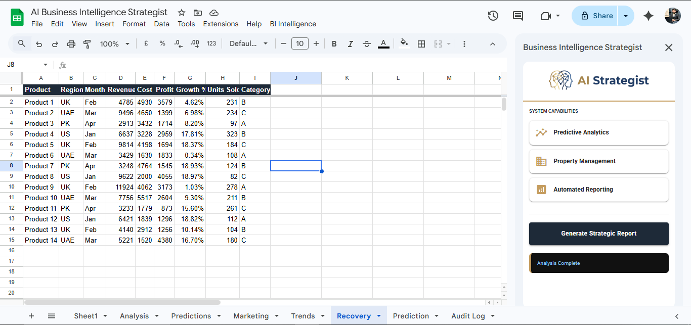 BI Intelligence screenshot 1